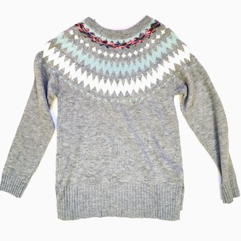 NWT American Rag Cie Sweater Medium Heather Grey - Picture 5 of 7